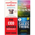 Build Your Sales Tribe, The Signs(HB), The CEO Speaks, The Happiness of Pursuit 4 Books Collection Set