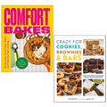 Comfort Bakes(HB), Crazy For Cookies, Brownies & Bars 2 Books Collection Set