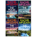 Dorset Crime Series (7-10) Collection 4 Books Set By Rachel McLean (The Blue Pool Murders, The Lighthouse Murders & The Ghost Village Murders)