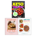 The One Pot Ketogenic Diet Cookbook, Comfort in One(HB), One Pot Healthy Meals 3 Books Collection Set