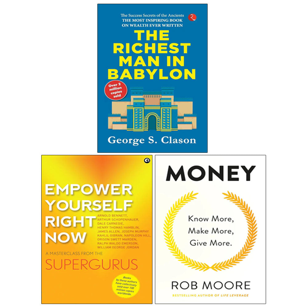 Money, Empower Yourself Right Now, the Richest Man in Babylon 3 Books Collection Set