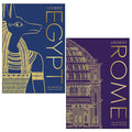 DK Classic History 2 Books Collection Set by DK (Ancient Rome, Ancient Egypt)