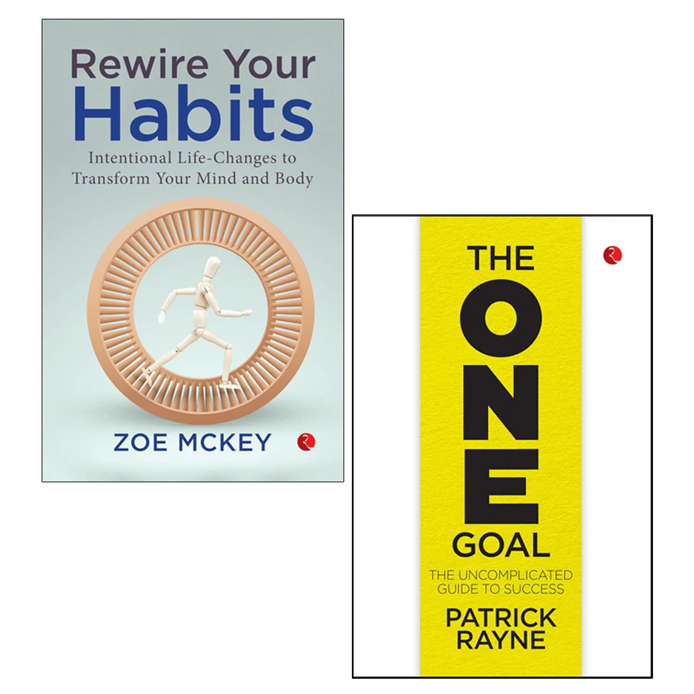 THE ONE GOAL, Rewire Your Habits 2 Books Collection Set