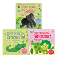DON'T TICKLE Touchy Feely Sound Books by Sam Taplin 3 Books Collection Set (Gorilla!, Crocodile! & Dinosaur!)