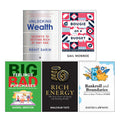 Unlocking Wealth Secrets (HB), Bougie on a Budget, Big Feelings, Rich Energy, Bankroll & Boundaries 5 Books Colection Set