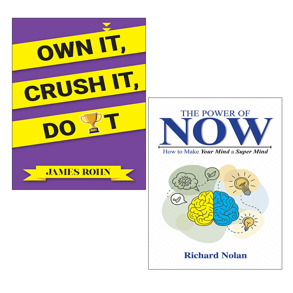 The Power of Now, OWN IT CRUSH IT DO IT 2 Books Collection Set