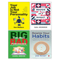 Rewire Your Habits, Big Feelings Bad Purchases, Your Job Is Not Your Personality, Bougie on a Budget 4 Books Collection Set