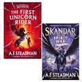 A.F. Steadman 2 Books Collection Set (World of Skandar, Skandar and the Spirit War)