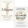 Lifespan Dr David A. Sinclair, The Telomere Effect 2 Books Collection Set