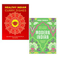 Healthy Indian Curry Dishes, Modern Indian (HB) 2 Books Collection Set