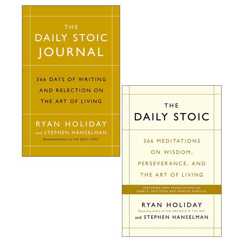 The Daily Stoic 366 Meditations on Wisdom, Journal [] 2 Books Collection Set By Ryan Holiday