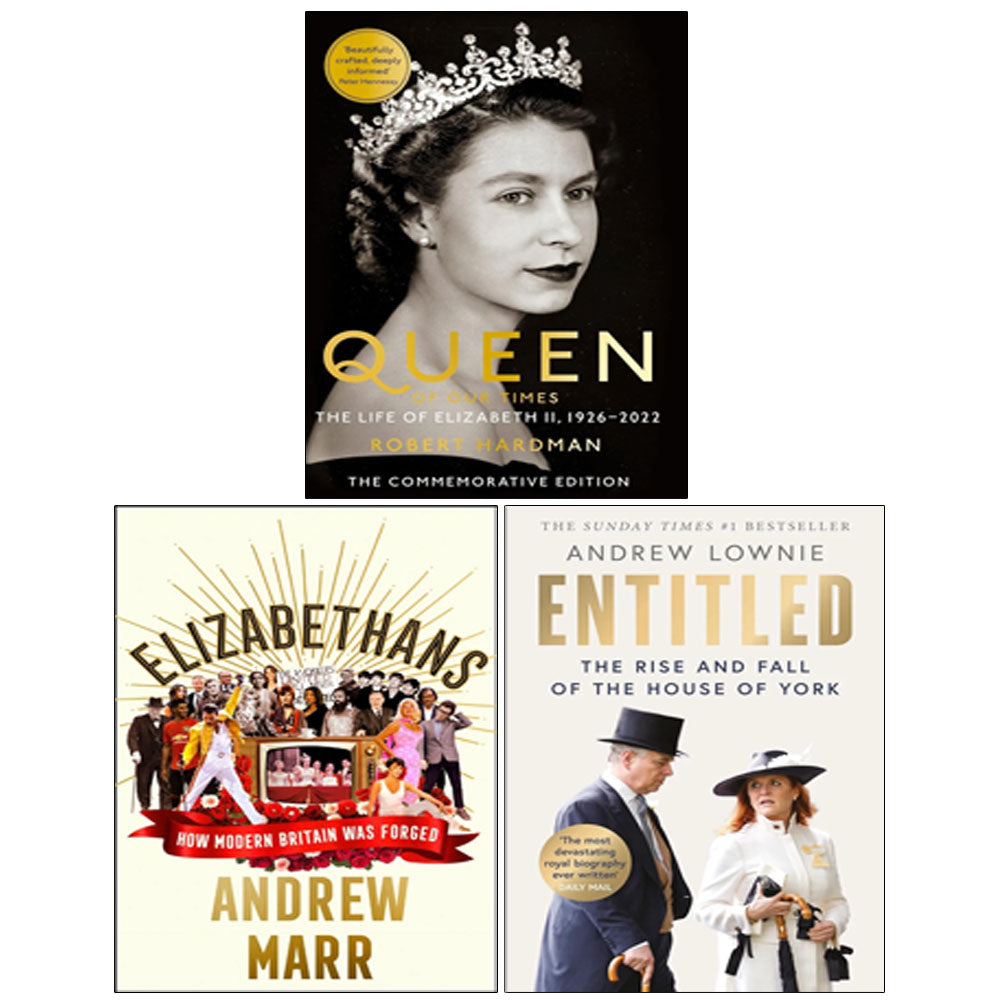 Entitled, Queen of Our Times Life of Elizabeth II, Elizabethans 3 Books Collection Set