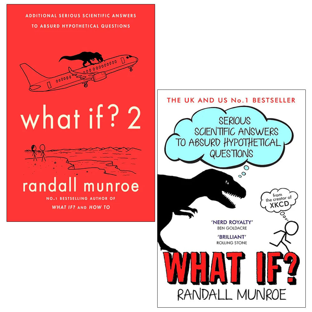 What If Series by Randall Munroe 2 Books Collection Set (What If?2(HB),What If?)