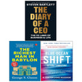 The Diary of a CEO, The Richest Man in Babylon, Blue Ocean Shift 3 Books Collection Set