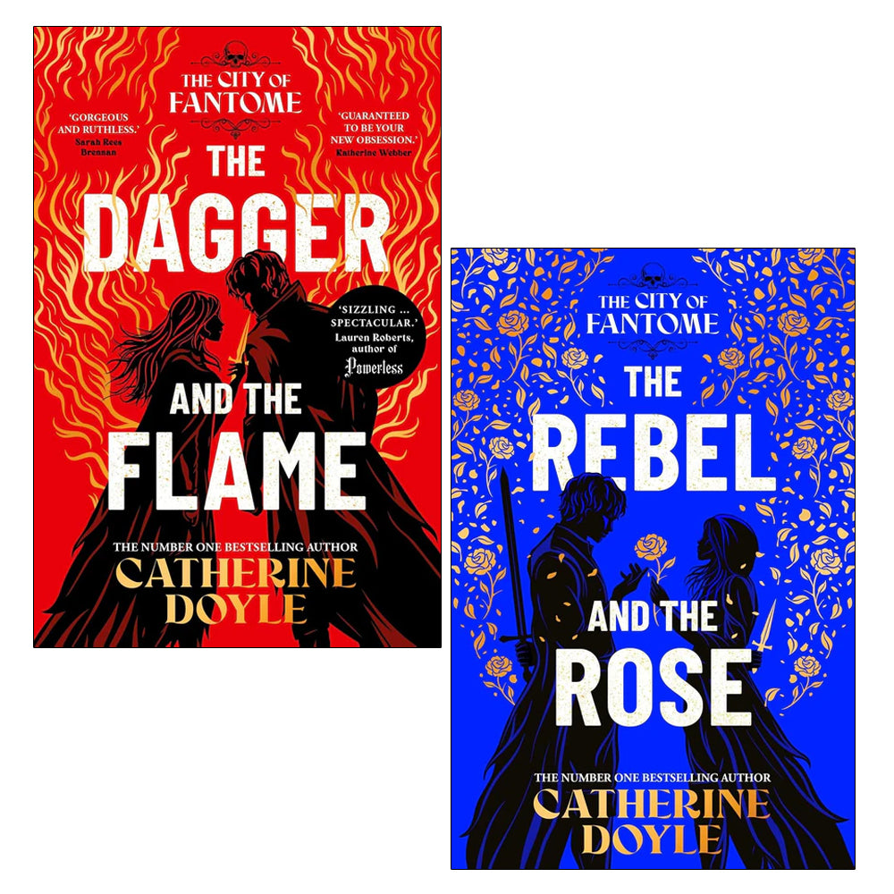 The City of Fantome Series by Catherine Doyle 2 Books Collection Set (The Rebel and the Rose (HB) & The Dagger and the Flame)