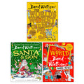 David Walliams 3 Books Collection Set (Santa & Son, The World’s Worst Children 3, The World of David Walliams Book of Stuff)
