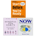 Start Before You’re Ready, MINDFUL ZEN HABITS, The Power of Now 3 Books Collection Set