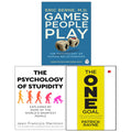 Games People Play, The Psychology of Stupidity, THE ONE GOAL 3 Books Collection Set