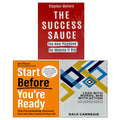 Start Before You’re Ready, THE SUCCESS SAUCE, Lead With Words Win With Action 3 Books Collection Set