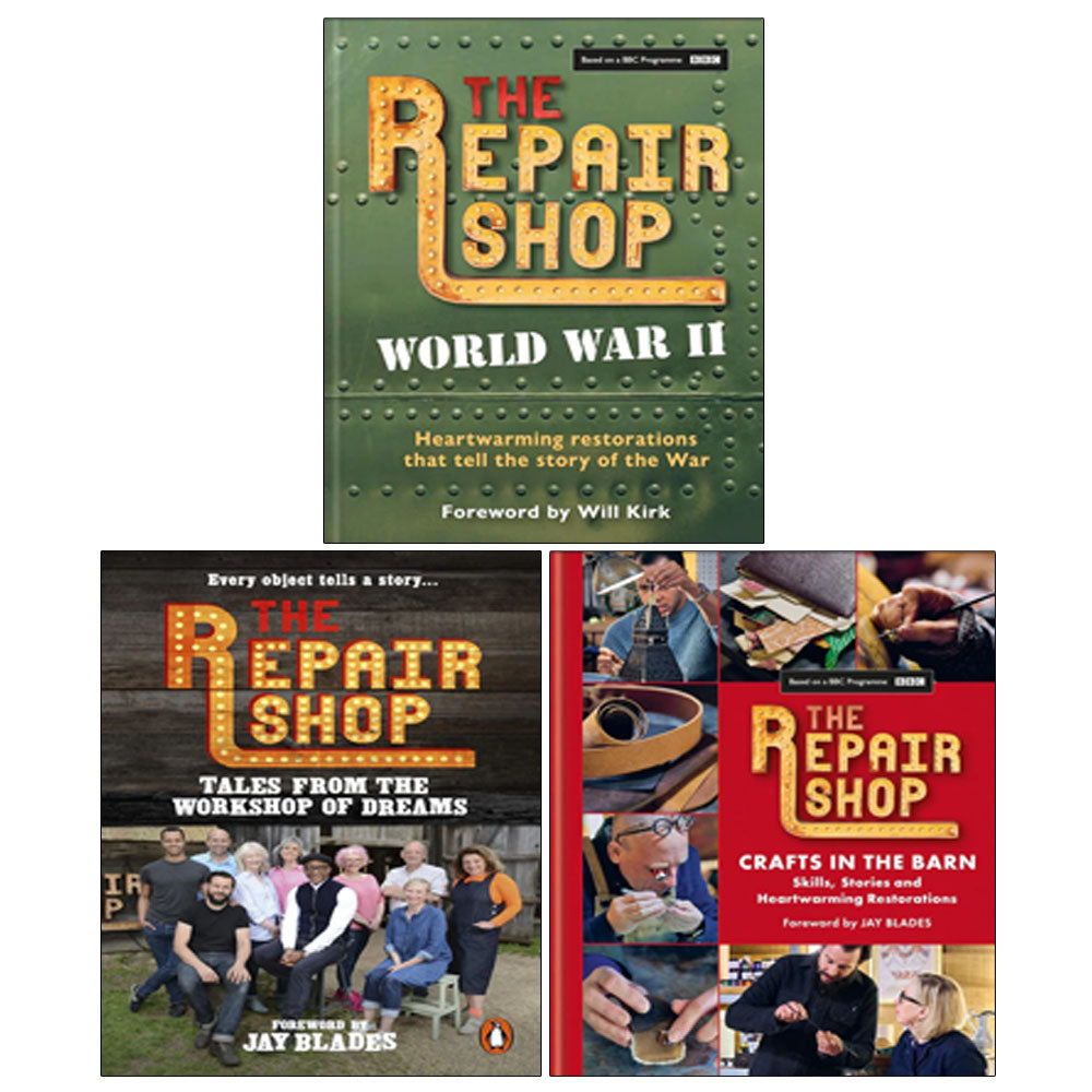 The Repair Shop Series by Jayne Dowle 3 Books Collection Set (World War II(HB), Crafts in the Barn, Tales from the Workshop of Dreams)