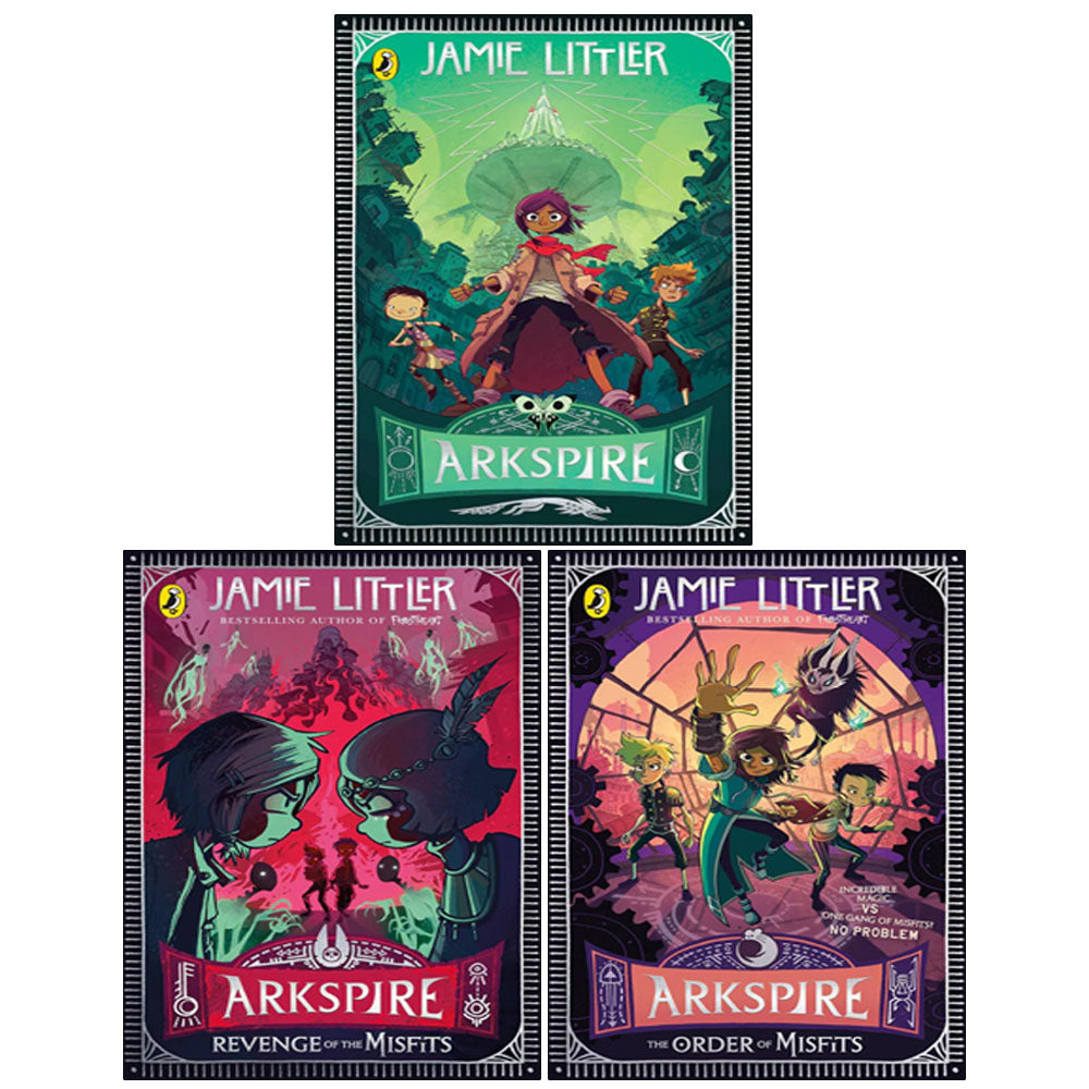 Arkspire Series 3 Books Collection Set by Jamie Littler (The Order of Misfits, Revenge of the Misfits)