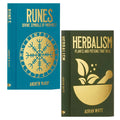 Herbalism by Adrian White, Runes: Divine Symbols of Prophecy by Adrian White 2 Books Collection Set