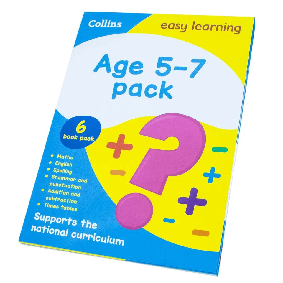 Collins Easy Learning Starter 6 Books Collection Set Ideal for home learning Ages 5-7