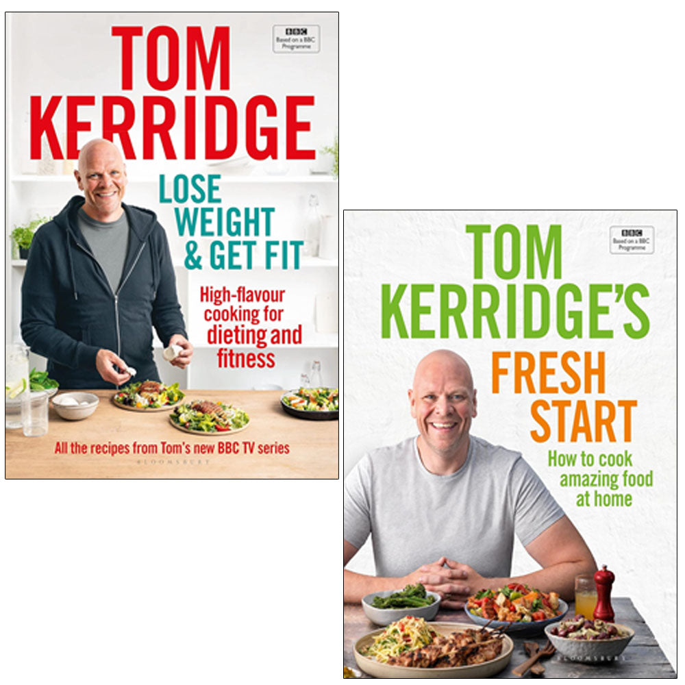Tom Kerridge 2 Books Collection Set Lose Weight & Get Fit, Tom Kerridge's Fresh Start