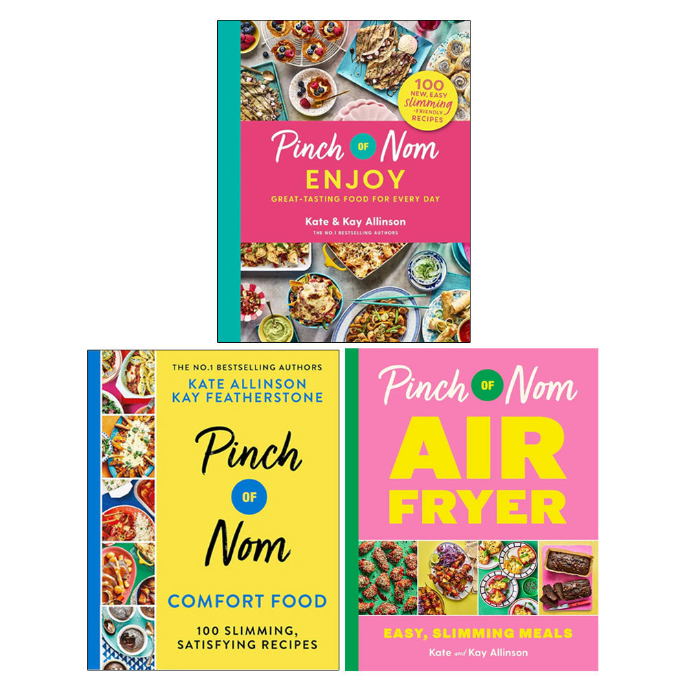 Kay Allinson 3 Books Collection Set (Pinch of Nom Enjoy, Pinch of Nom Air Fryer, Pinch of Nom Comfort Food)