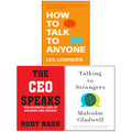 Talking to Strangers(HB), How to Talk to Anyone, The CEO Speaks 3 Books Collection Set