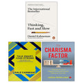 The Charisma Factor, Thinking Fast and Slow, Talk Smart Lead Strong 3 Books Collection Set