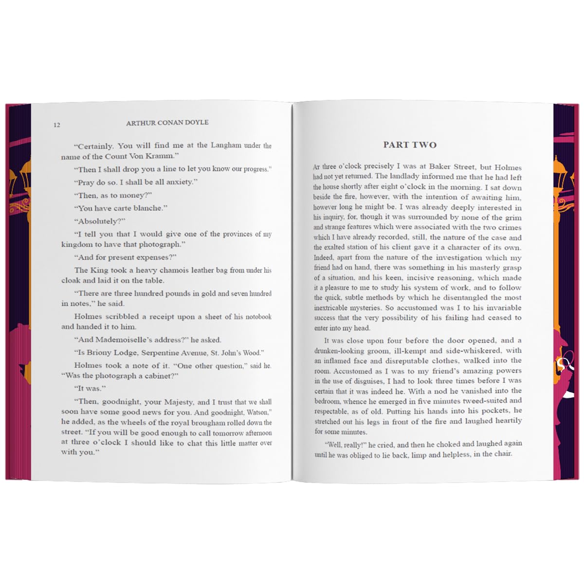 The Adventures of Sherlock Holmes by Sir Arthur Conan Doyle (Deluxe  Sprayed Edge Edition)