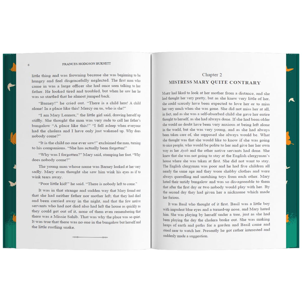 The Secret Garden by Frances Hodgson Burnett (Deluxe  Sprayed Edge Edition)