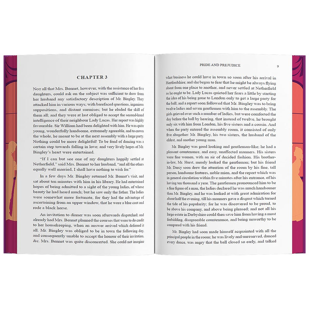 Pride and Prejudice by Jane Austen (Deluxe  Sprayed Edge Edition)