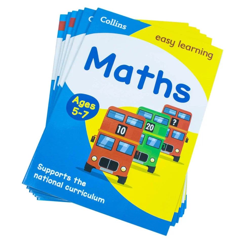 Collins Easy Learning Starter 6 Books Collection Set Ideal for home learning Ages 5-7