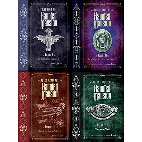 Tales from the Haunted Mansion Series 4 Books Collection Set (Vol 1-4) by Amicus Arcane Memento Mori, Grim Grinning Ghosts