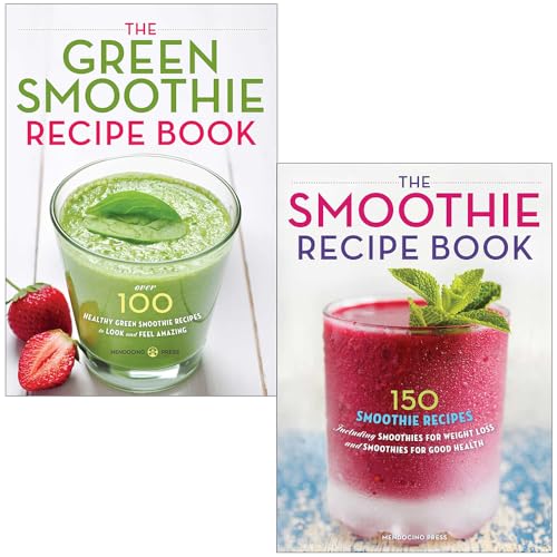 The Green Smoothie Recipe Book and The Smoothie Recipe Book By Mendocino Press 2 Books Collection Set