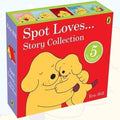 Eric Hill Spot Loves Story 5 Books Bundle Collection (Spot Loves His Daddy, Spot Loves his Mum, Spot Loves His Grandma, Spot Loves His Grandpa)