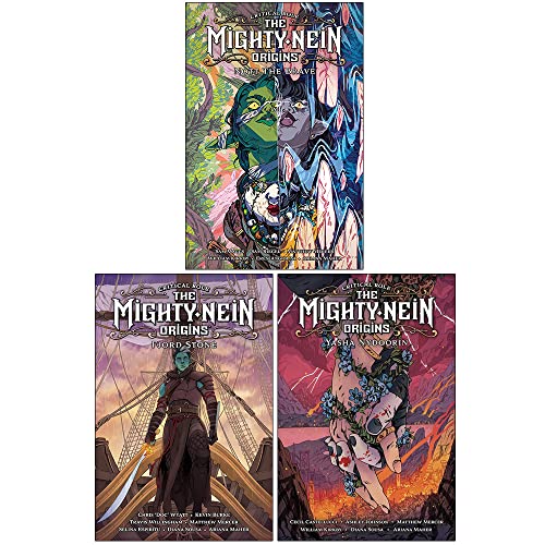 Critical Role The Mighty Nein Origins Collection 3 Books Set (Nott the Brave, Fjord Stone, Yasha Nydoorin)