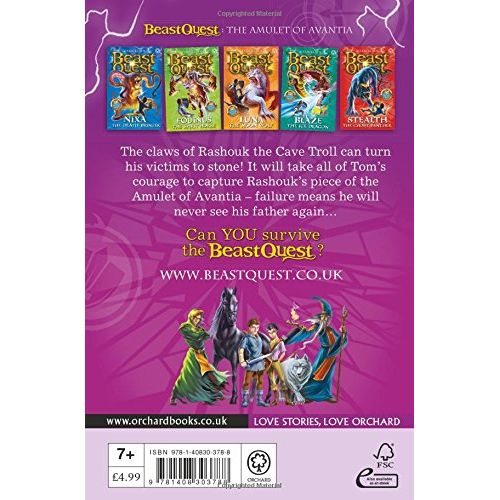 Beast Quest: 21: Rashouk the Cave Troll: Series 4 Book 3 by Adam Blade