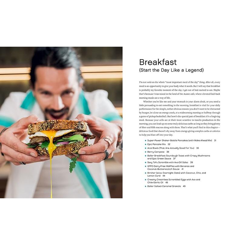 Eat Like a Legend: Delicious, Super Easy Recipes to Perform at Your Peak by Dan Churchill