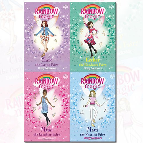 Friendship Fairies Vol (1-4) Rainbow Magic 4 Books Collection Set (Clare the Caring Fairy)
