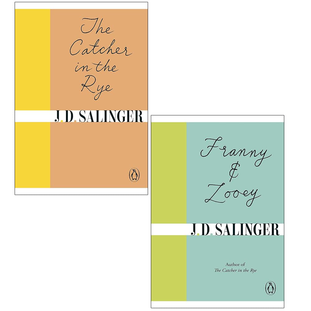 The Catcher in the Rye and Franny and Zooey By J. D. Salinger 2 Books Collection Set