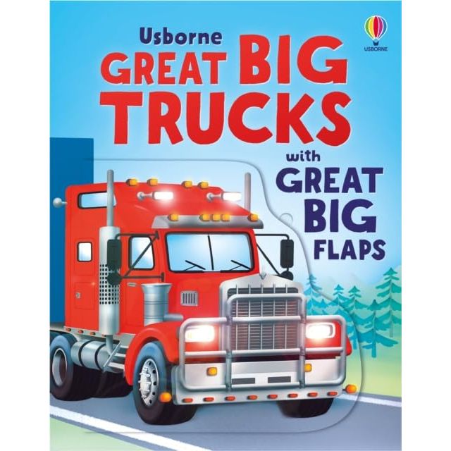 Usborne Great Big Flaps Collection 3 Books Set by Alice Beecham(Great Big Trucks,Great Big Diggers &  Great Big Dinosaurs)