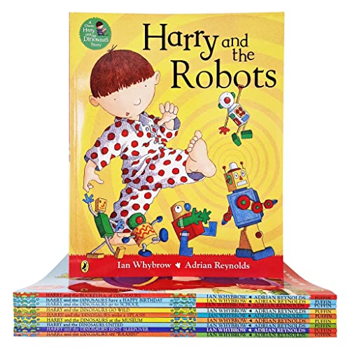 Harry and the Bucketful of Dinosaurs 10 Books Collection Pack Set By Ian Whybrow (Harry and the Bucketful of Dinosaurs, Harry and the Dinosaurs United)