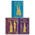 Jane Austen 3 Books Collection Set (Persuasion, Sense and Sensibility, Pride and Prejudice)