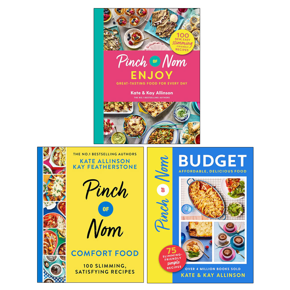 Kate Allinson 3 Books Collection Set (Pinch of Nom Budget, Pinch of Nom Enjoy, Pinch of Nom Comfort Food)