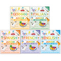 5 Words a Day series 5 Books Collection Set By DK (French for Everyone Junior, Italian for Everyone Junior)