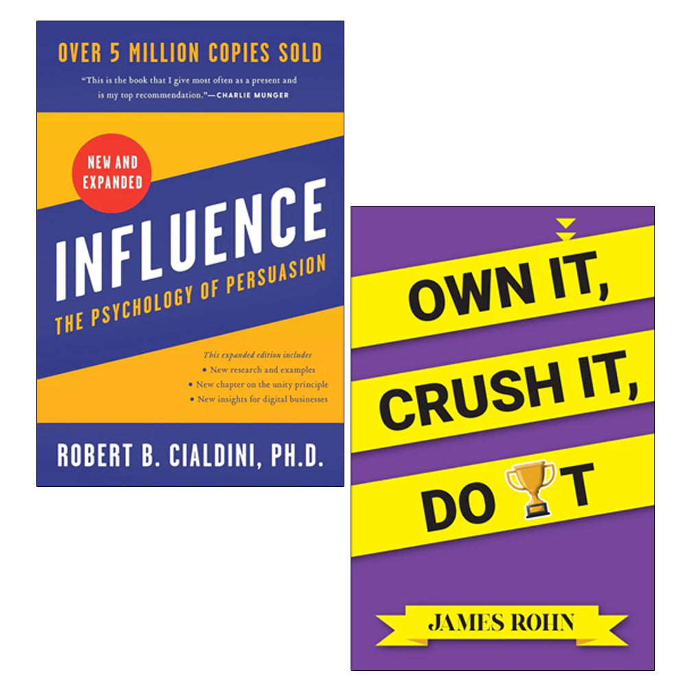 Influence, New and Expanded UK, OWN IT, CRUSH IT, DO IT 2 Books Collection Set