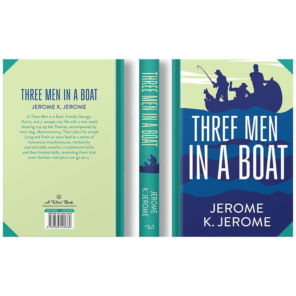 Three Men In A Boat by Jerome K. Jerome (Deluxe  Sprayed Edge Edition)